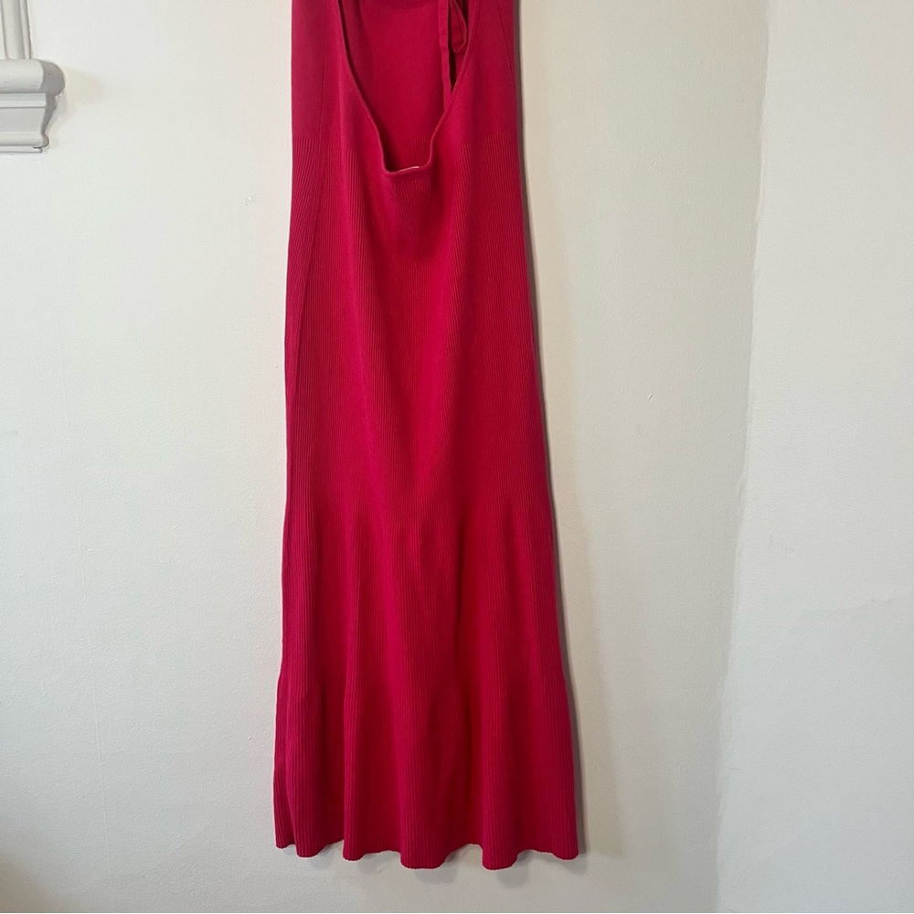 ARITZIA Wilfred Dresden dress bright rose pink #107963 XL - Picture 8 of 12